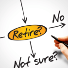 flowchart of retirement with options yes, no and not sure