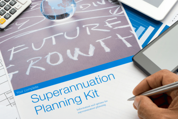 cover page entitled Superannuation Planning Kit