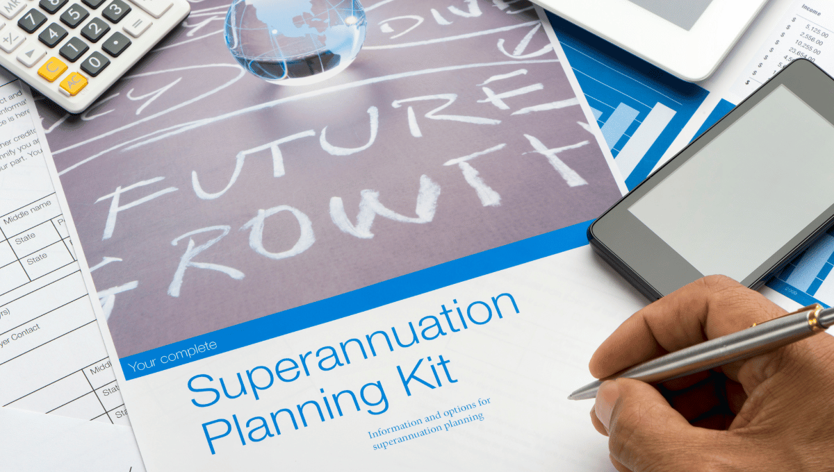 cover page entitled Superannuation Planning Kit